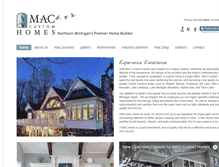 Tablet Screenshot of maccustomhomes.com